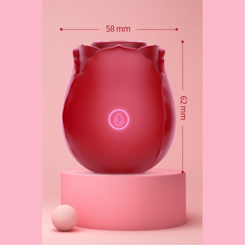 Rose Sucking Vibrator Clit Sucker Female Dildo G spot Massager Sex Toy for Women - 图片 11