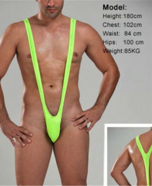Mens Style Sexy Thong Swimsuit Underwear Costume S-2XL