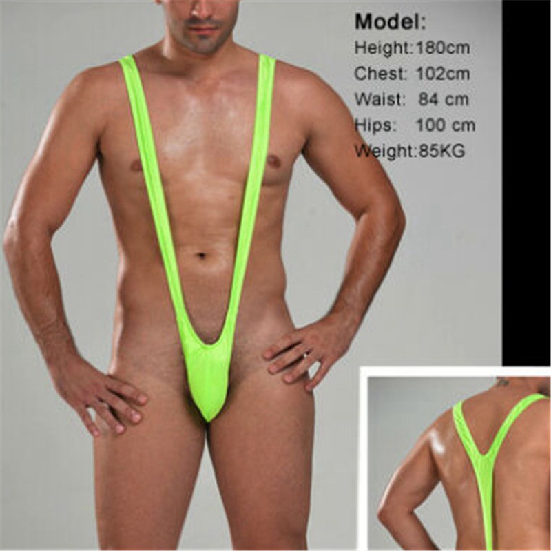 Mens Style Sexy Thong Swimsuit Underwear Costume S-2XL