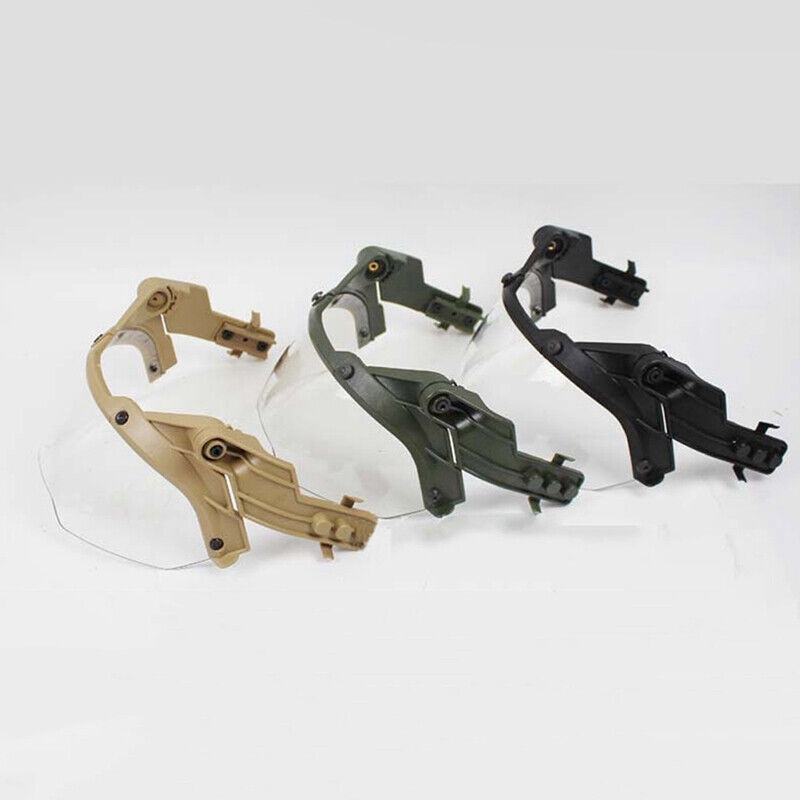 Adjustable Tactical Helmet Flip Goggles Airsoft Paintball FAST Helmet Windproof