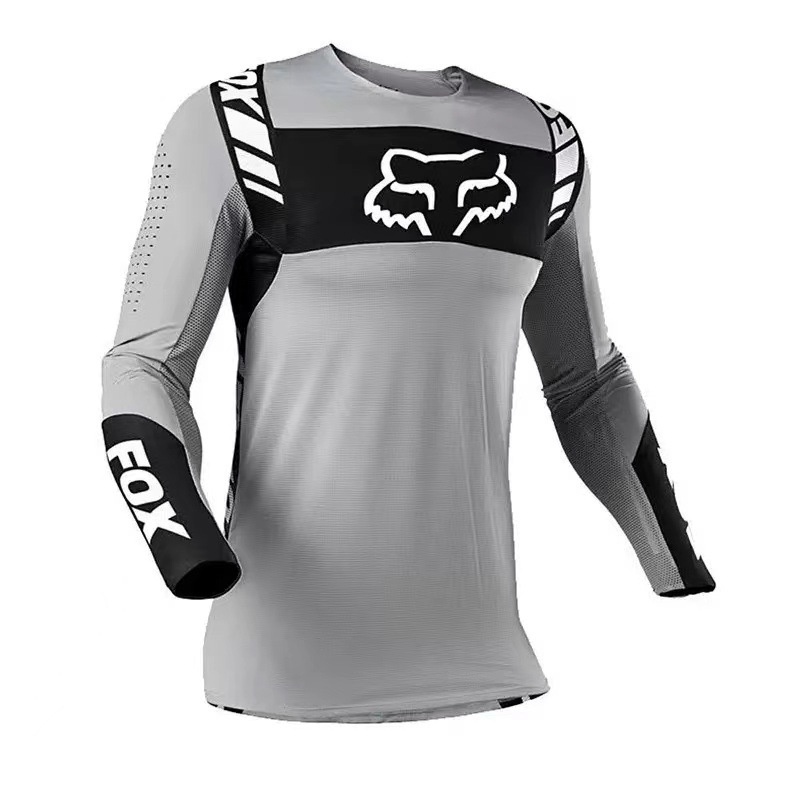 New Men's FOX Cycling Jersey DH MTB Off Road Racing Clothing Long sleeve tops - 图片 9