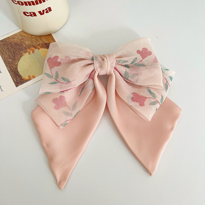 Bow Barrettes Hair Clip Spring Clip Diy Hairpin Head Clip Hairpin Hair Accessories - 图片 10