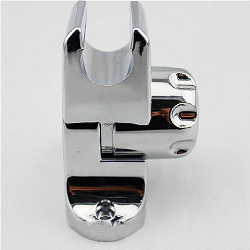 Universal Shower Head Holder Chrome Bathroom Bracket Home Wall Mount Adjustable - Image 3