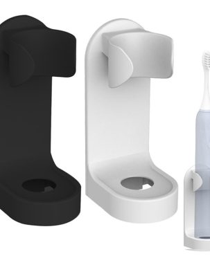 Hot Sale1PC Toothbrush Stand Rack Organizer Electric Toothbrush Wall-Mounted Holder Space Saving Bathroom Accessories