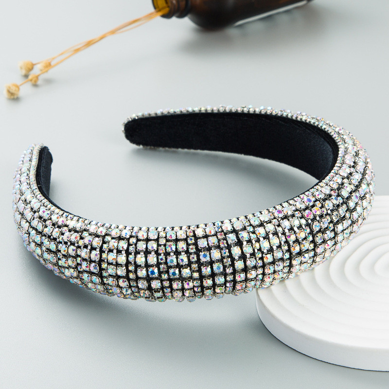 Headband Female Wide Version Baroque Fashion Hair Accessory Hair Ornaments Hair Decor - 图片 4