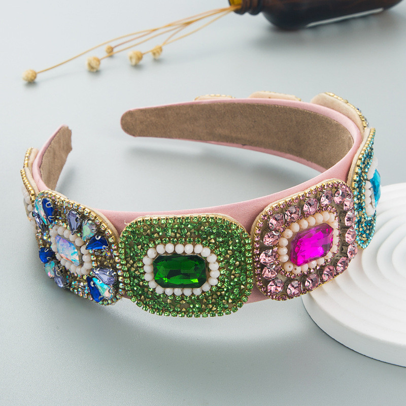 Crystal Baroque Hair Band Hairband Classic Headband Hair Accessories Fashion Women - 图片 6