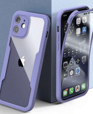 Clear 360 Full Body Case For iPhone 13 12 11 Pro Max Mini XR XS Max 7 8 Plus SE