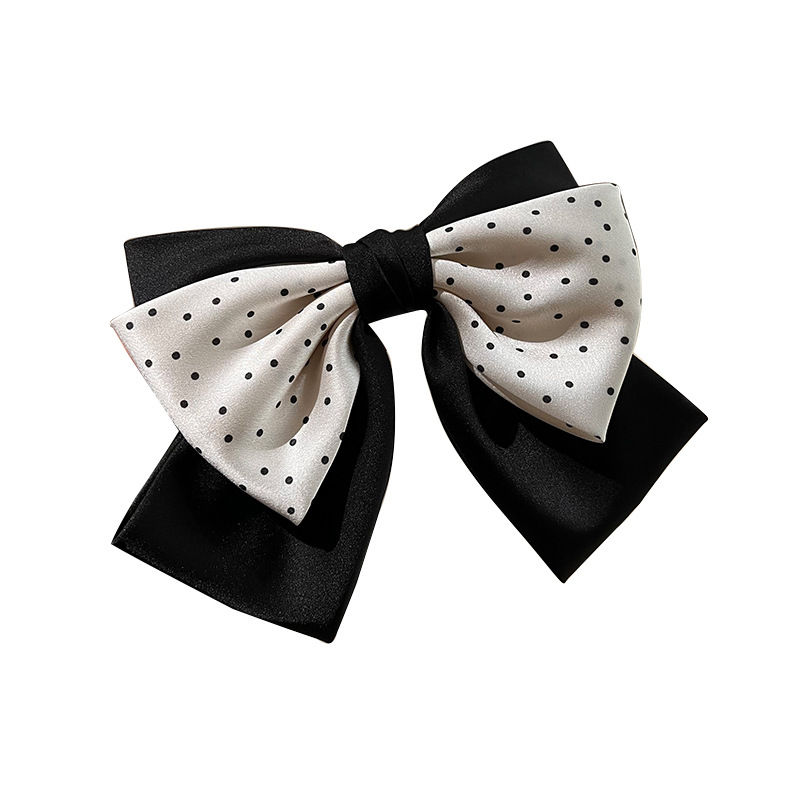 Headband Retro Satin Rhinestone Knotted Hairband Bow Barrettes Fashion Women Hair Accessory - 图片 14