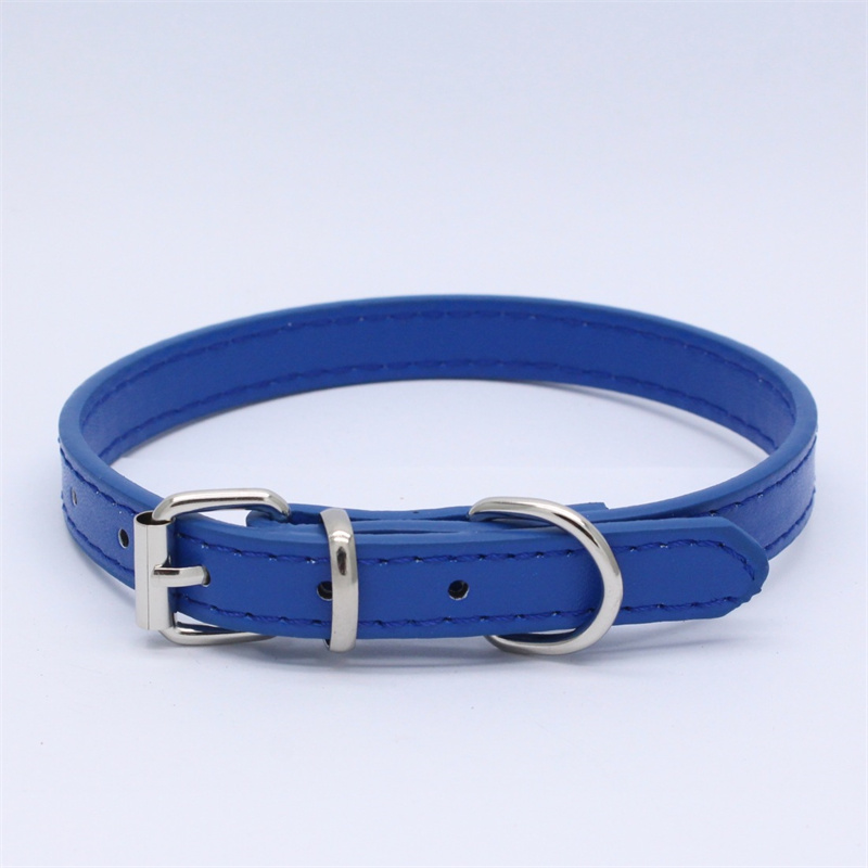 Cross-Border Solid Color Pet Collar Alloy Pipe Buckle Dog Harness Microfiber Bottom Soft and Comfortable Kitten Puppy Collar - Image 15