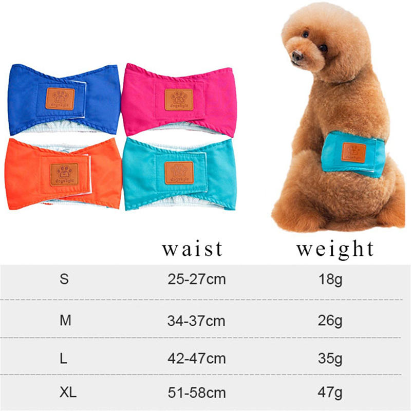 Dog Pet Menstrual Panties Sanitary Panty Dog Clothes Diapers Male Dog Menstrual Panties - 图片 8