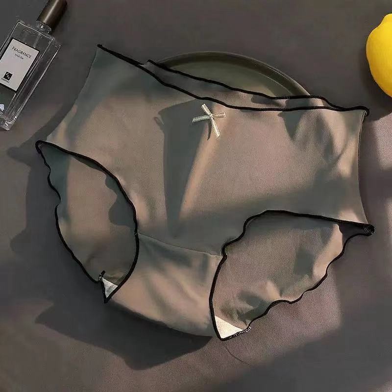 Large Size Underwear Lady Sexy Japanese Graphene Crotch Cloth Breathable Mid Waist Hip Lift Body Shaping Girls' Briefs Women - 图片 19
