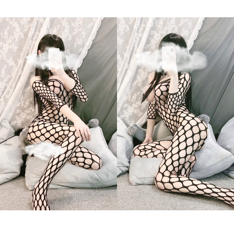 Sexy Underwear Open Cleavage Passion Suit Transparent Seductive Sexy Stockings - Image 17