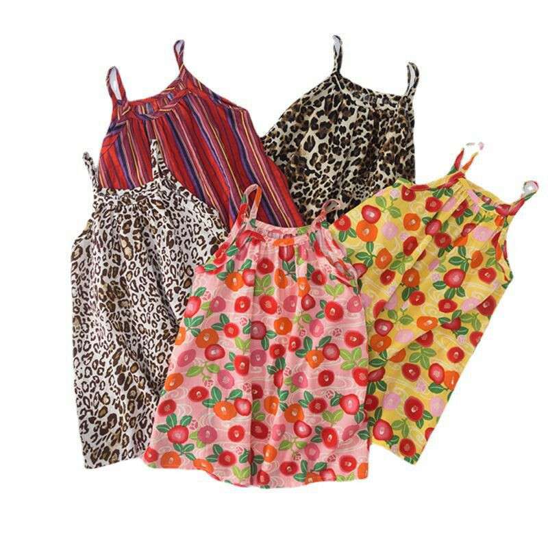 Girls Baby Summer Dress Sleeveless Floral Colorful Spotty Cotton Strappy NEW - 图片 4