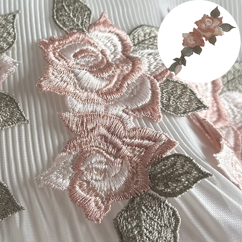 Small Flower Water-Soluble Embroidery Cloth Sticker Latin Dance Dress Dance Clothes Decorative Patch Hand Sewing Accessories Diy No Adhesive - Image 11