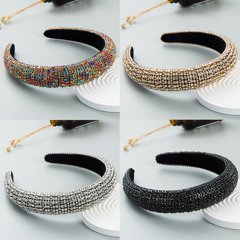Headband Female Wide Version Baroque Fashion Hair Accessory Hair Ornaments Hair Decor - 图片 12
