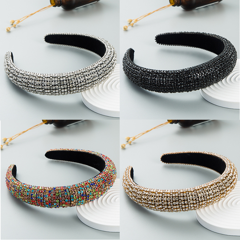 Headband Female Wide Version Baroque Fashion Hair Accessory Hair Ornaments Hair Decor - 图片 13