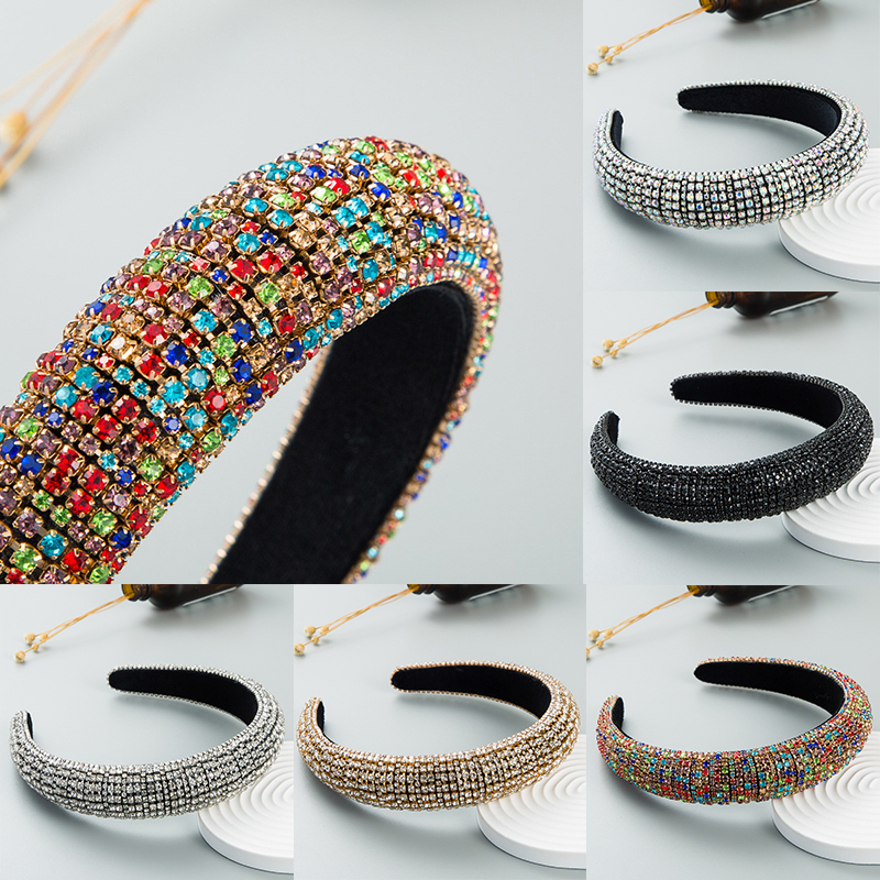 Headband Female Wide Version Baroque Fashion Hair Accessory Hair Ornaments Hair Decor - 图片 11