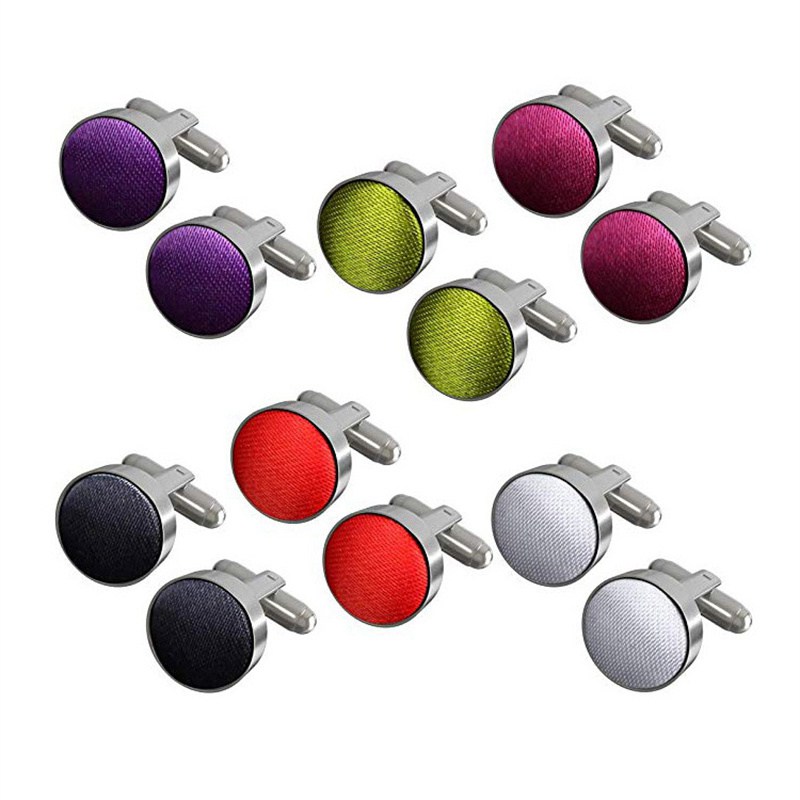 Mens Cufflinks Solid Wedding Dress Shirt Cuff Links - Image 11