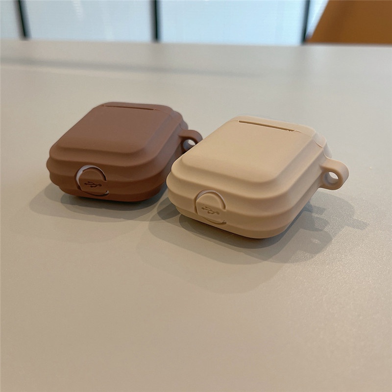 Matte soft silicone Jane couple earphone case for apple airpod pro wireless bluetooth headset charging box for airpods 1 2 3 - 图片 3
