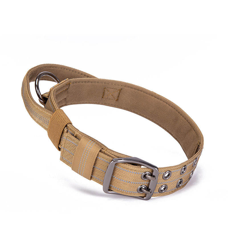 Belt Handle Five-Gear Adjustable Dog Collar Medium and Large Traction Pet Tactical Collar - Image 4