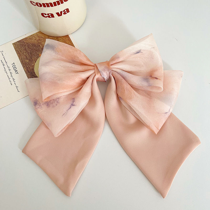 Bow Barrettes Hair Clip Spring Clip Diy Hairpin Head Clip Hairpin Hair Accessories - 图片 11