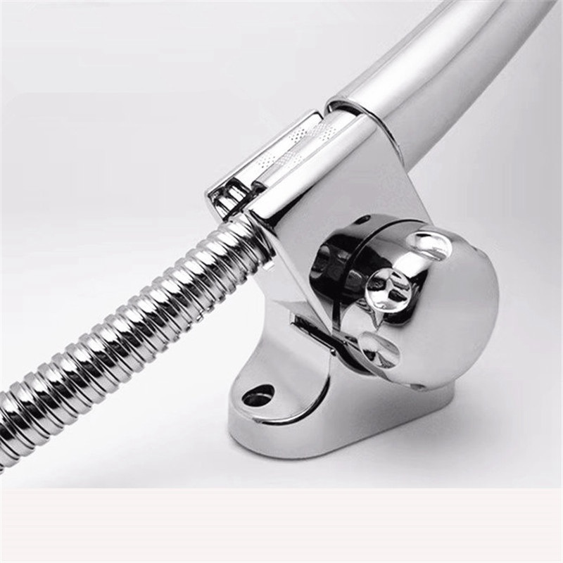 Universal Shower Head Holder Chrome Bathroom Bracket Home Wall Mount Adjustable