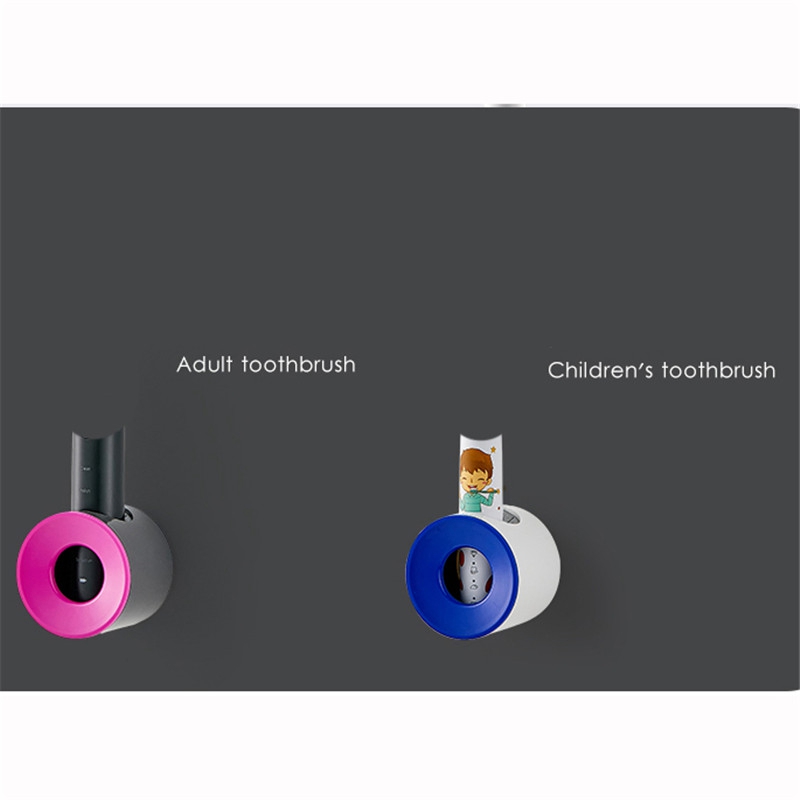Traceless Toothbrush Holder Wall Mounted Electric Toothbrush Holder Cup Bathroom - 图片 18