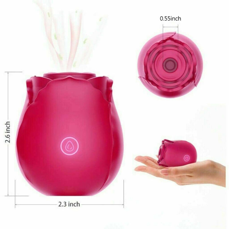 Rose Sucking Vibrator Clit Sucker Female Dildo G spot Massager Sex Toy for Women - 图片 22