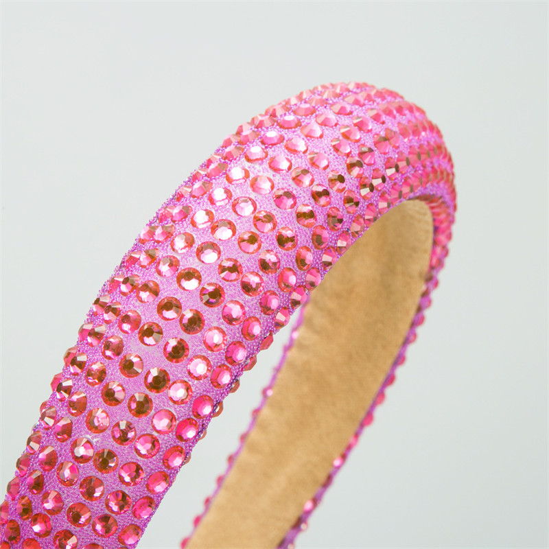Baroque Full Diamond Sponge Headband Fashion Women Hair Accessory Hair Ornaments - Image 3
