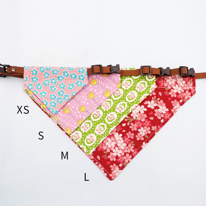 Handmade Dog Bandana Slide on Collar Neckerchief Scarf Present Pet scarf - Image 4