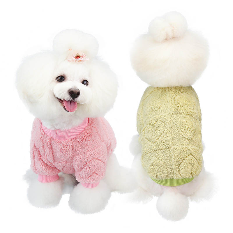 Autumn and Winter Dog Clothes Pet Clothes Super Elastic Fluffy Jacket Fashion - Image 6