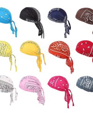 Cotton Amoeba Pirate Hat Outdoor Cycling Toque Men and Women Pile Cap