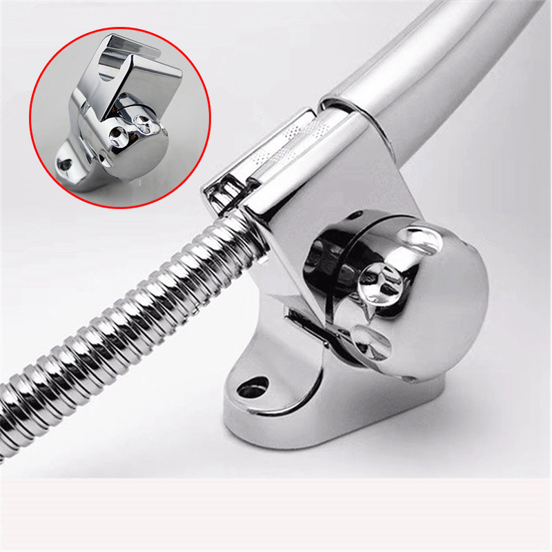 Universal Shower Head Holder Chrome Bathroom Bracket Home Wall Mount Adjustable - Image 8
