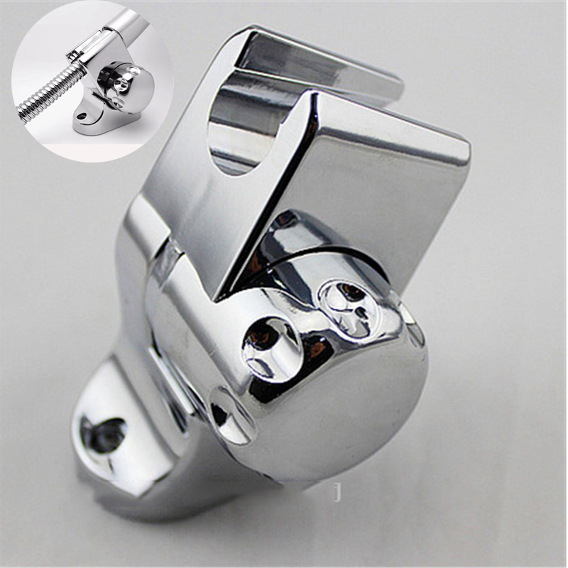 Universal Shower Head Holder Chrome Bathroom Bracket Home Wall Mount Adjustable - Image 13