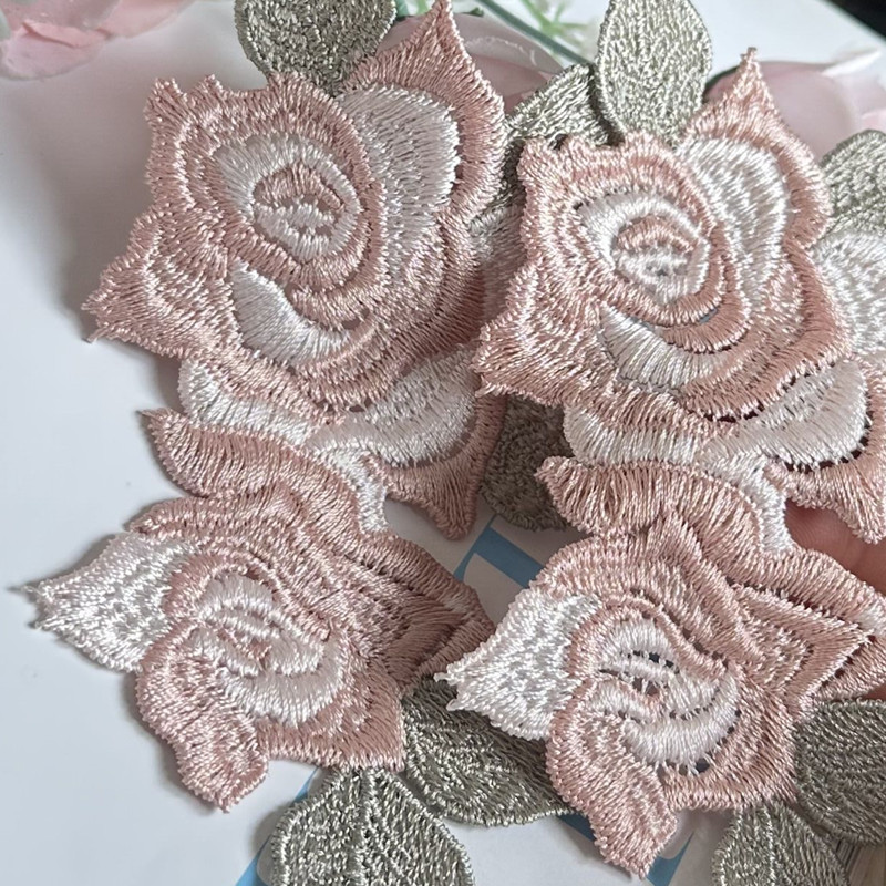 Small Flower Water-Soluble Embroidery Cloth Sticker Latin Dance Dress Dance Clothes Decorative Patch Hand Sewing Accessories Diy No Adhesive - Image 4