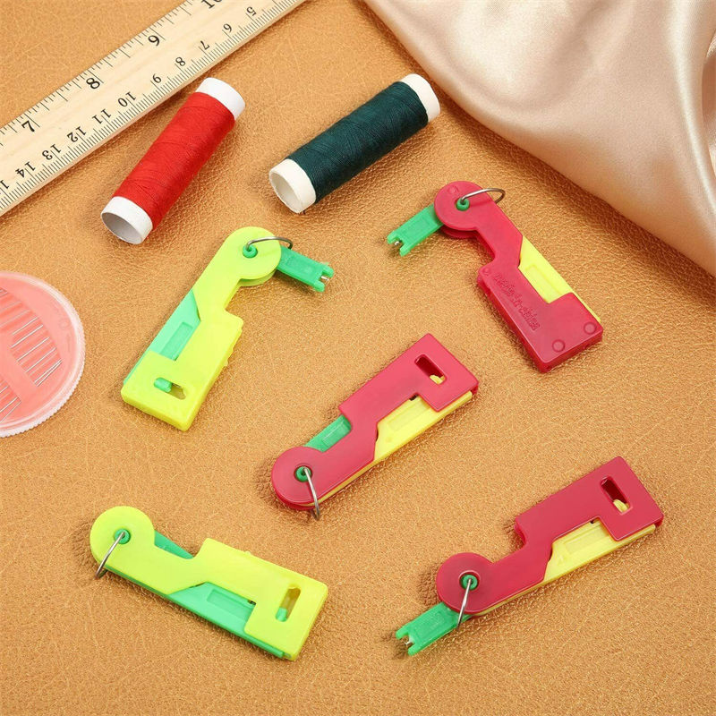 10X AUTOMATIC NEEDLE THREADER THREAD DEVICE EASY STITCH THREAD TOOL SEWING - 图片 10