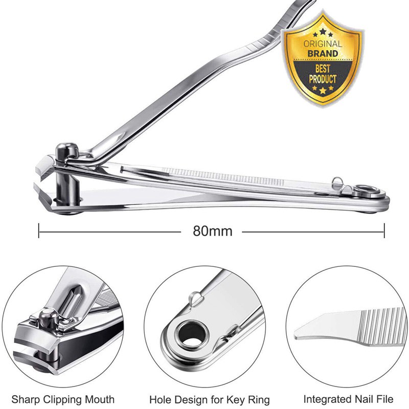 Elegant Touch Large Toe Nail Clippers Cutters Trimmer Nipper Finger Effortless - 图片 3