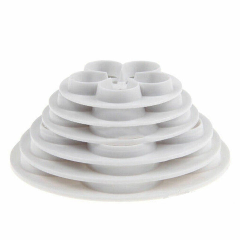 6Pcs Rose Flower Fondant Mould Cutter Cake Decorating Craft Icing Baking Tools - 图片 3