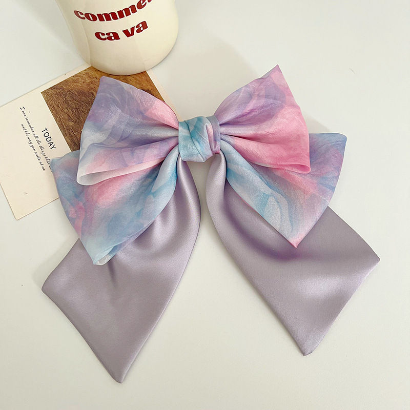 Bow Barrettes Hair Clip Spring Clip Diy Hairpin Head Clip Hairpin Hair Accessories - 图片 12