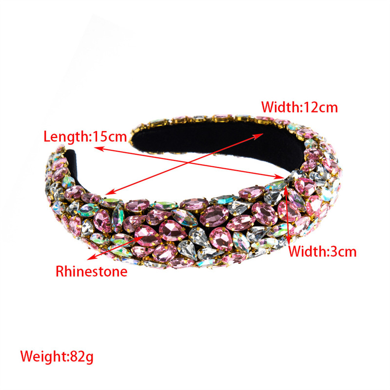 Sponge Wide Edge Headband Baroque Fashion Hair Accessories Women Hair Ornaments - 图片 4