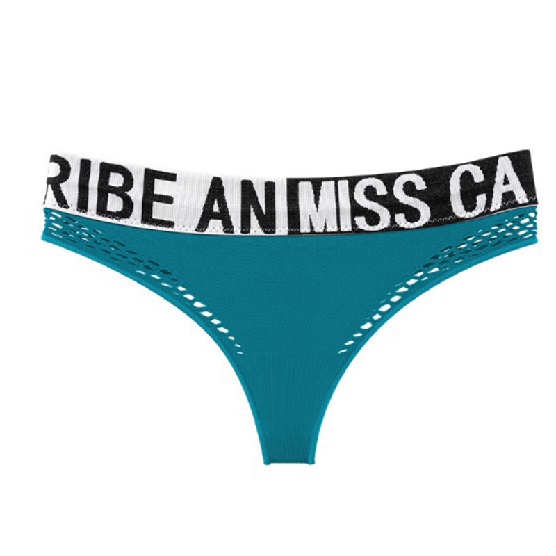Sexy Women's Panties Sports Underwear Fashion Mesh Lingerie Hot G-String Thong - 图片 4