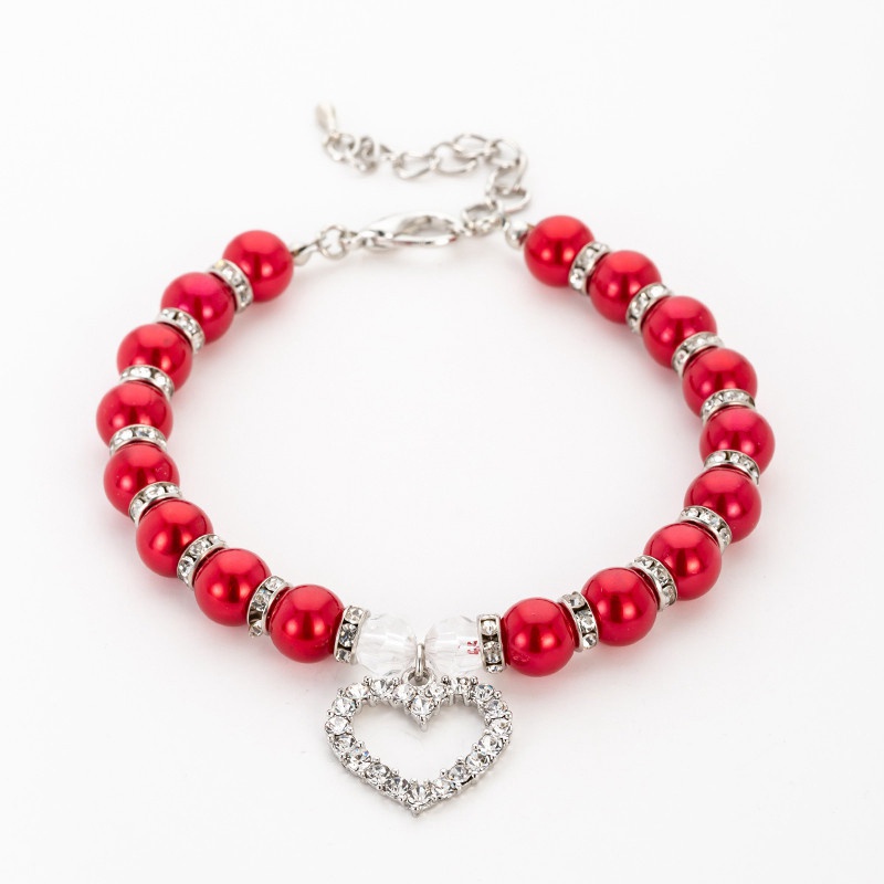 Manufacturers Popular Pet Supplies Pearl Necklace Pet Collar Dogs and Cats Ornament Cross-Border E-Commerce Amazon - Image 5