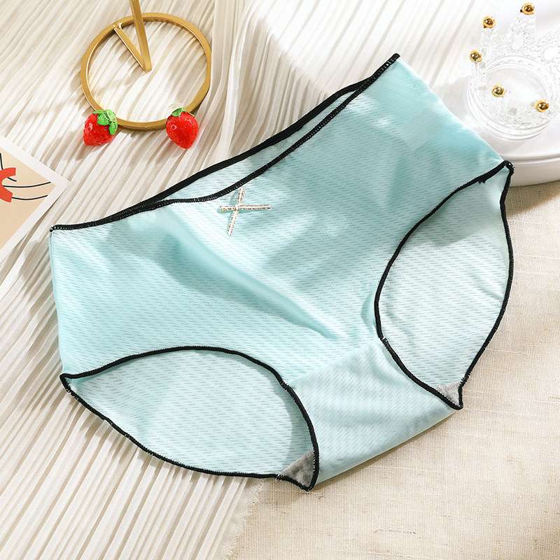 Large Size Underwear Lady Sexy Japanese Graphene Crotch Cloth Breathable Mid Waist Hip Lift Body Shaping Girls' Briefs Women - 图片 36