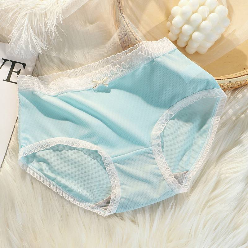 Large Size Underwear Lady Sexy Japanese Graphene Crotch Cloth Breathable Mid Waist Hip Lift Body Shaping Girls' Briefs Women - 图片 42