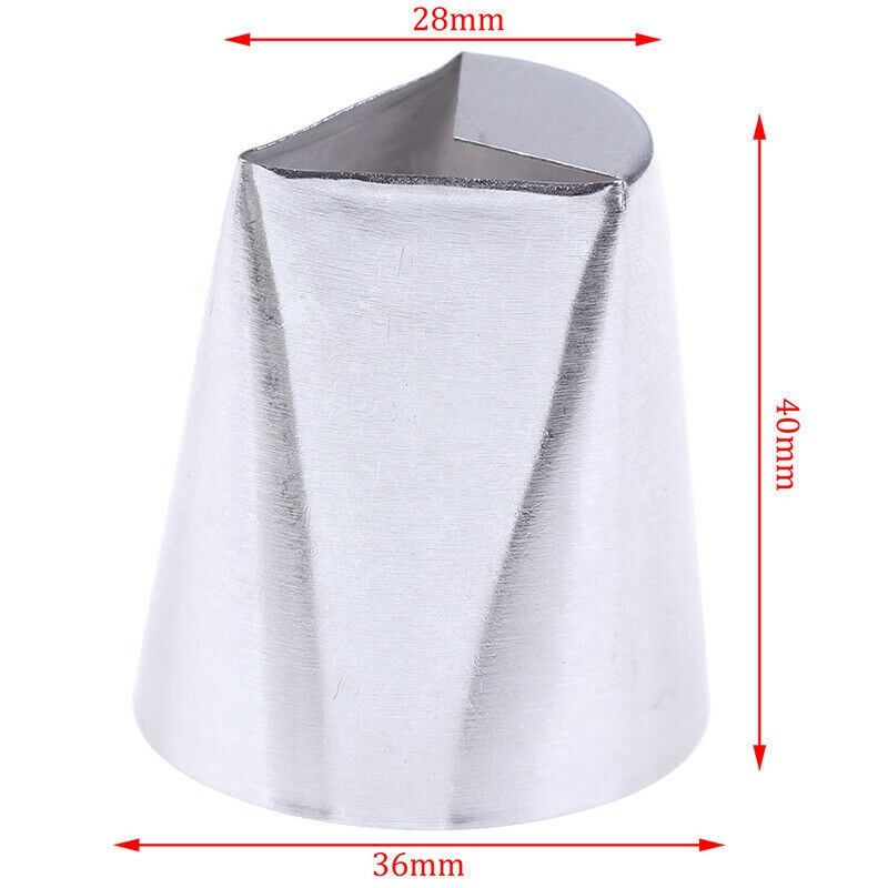 Triangle Leaf Shape Cream Icing Piping Nozzle Cake Making Pastry Dessert Decor - Image 5
