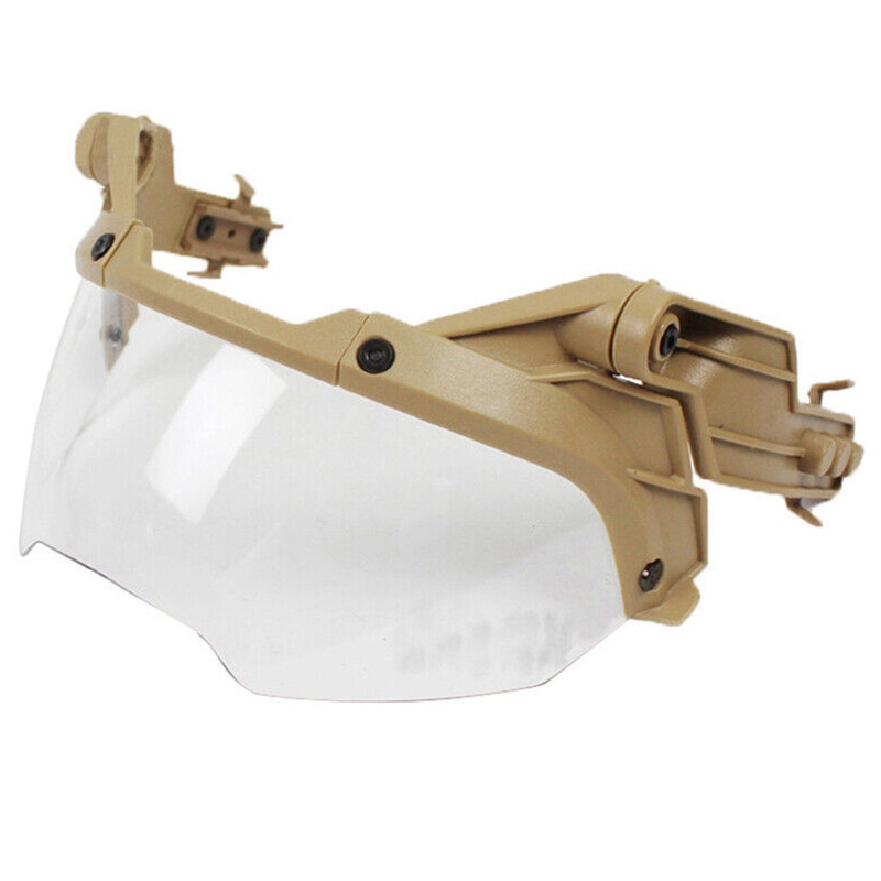 Adjustable Tactical Helmet Flip Goggles Airsoft Paintball FAST Helmet Windproof - 图片 5