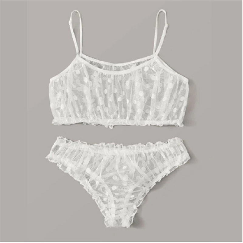 AliExpress Sexy Lingerie Sexy Lace Invisible Underwear Panties Set Factory Wholesale Sexy Suit Cute Less - 图片 4