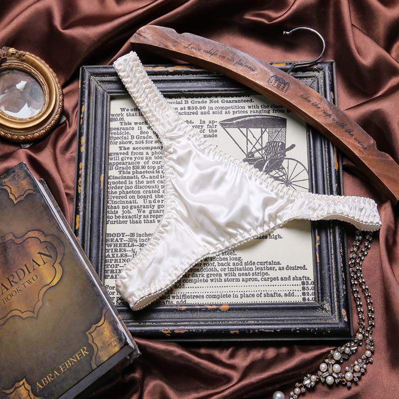 Summer Women's Underwear Sexy Mulberry Silk T-Back Sexy Breathable Comfortable Silk T-Shaped Panties - Image 5