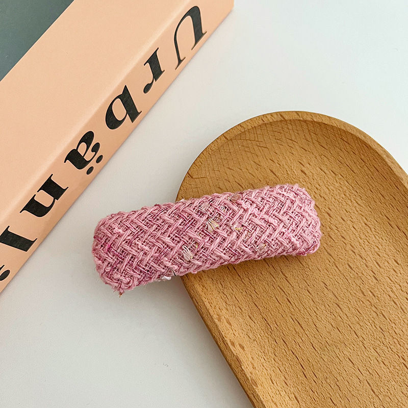 Pink Sweet Girl Barrettes Woolen Side Clip Bang Clip Bb Clip Hairpin Hair Accessory Fashion - 图片 13