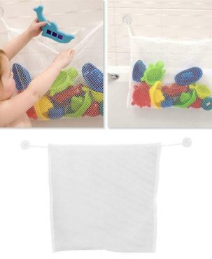 Baby Bathroom Mesh Bag For Bath Toys Bag Baby Kids Toy Storage Net Organizer